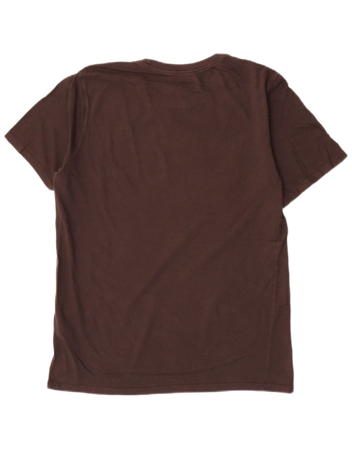 Nike Mens Roma Graphic T-Shirt Top Medium Brown Cotton
