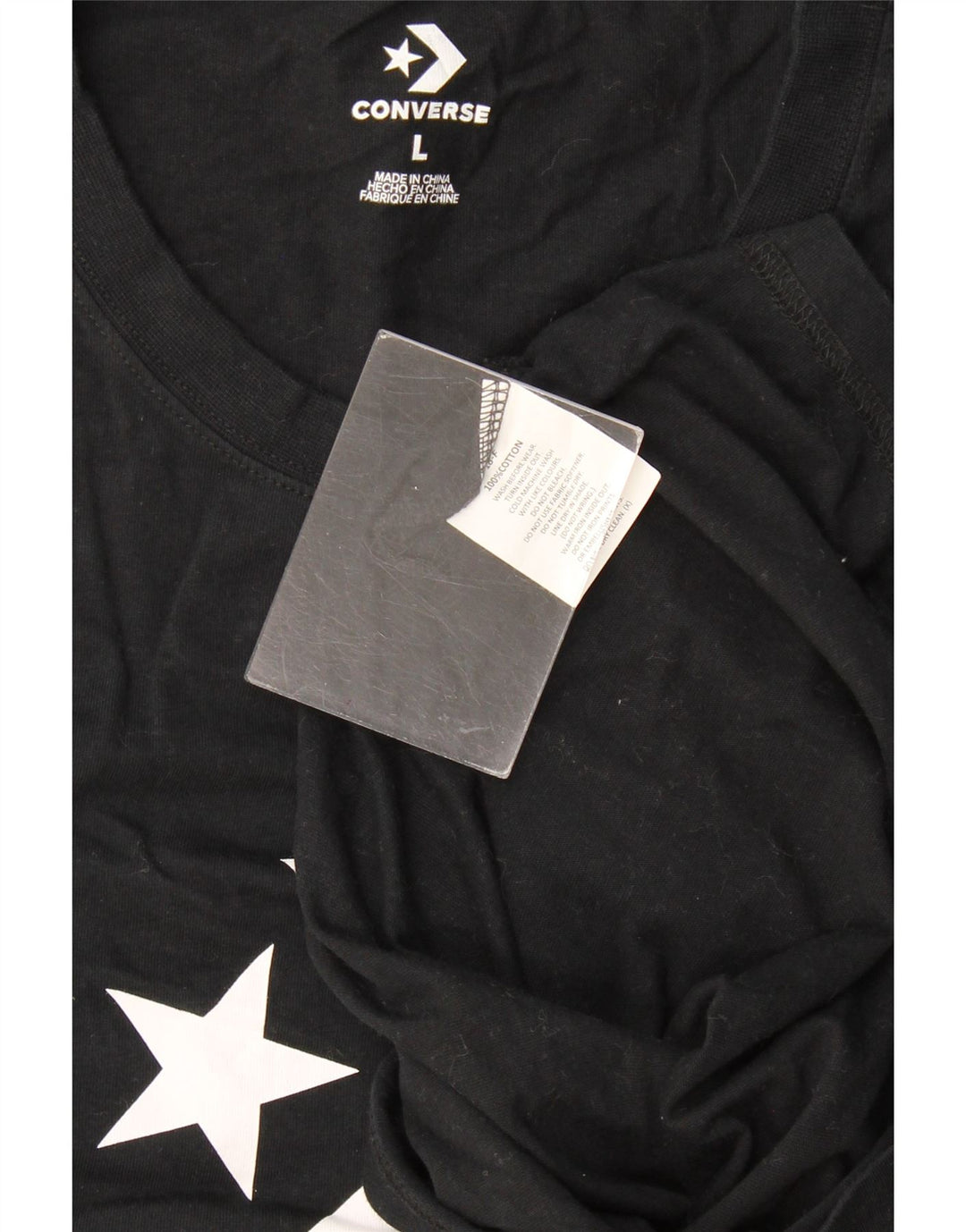 Converse Mens Graphic Vest Top Large Black Cotton