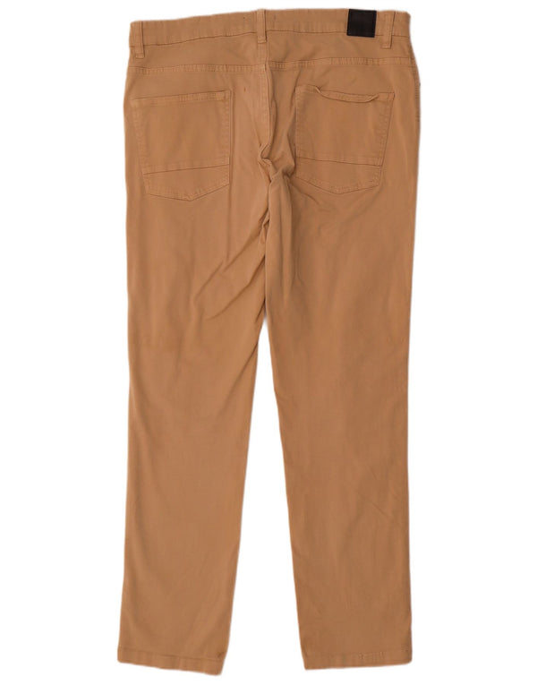 Bench Mens Slim Casual Trousers W34 L32 Beige