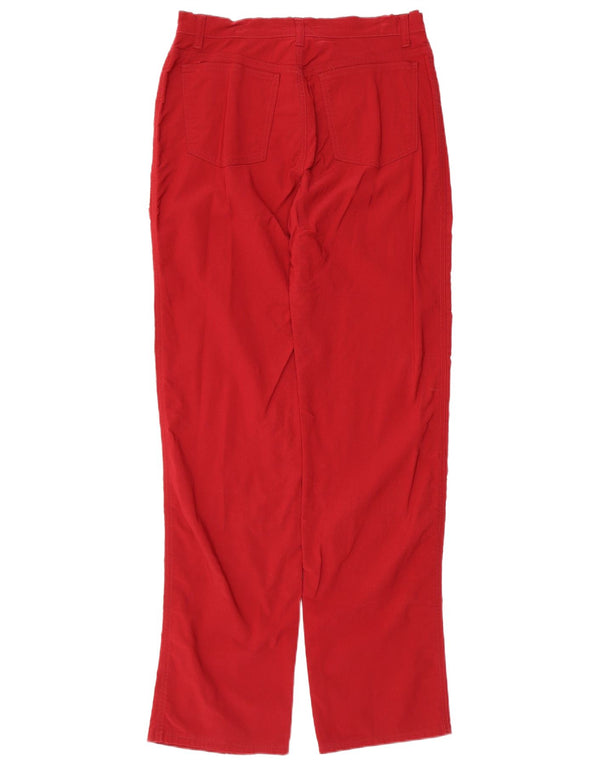 Moschino Mens Straight Casual Trousers W33 L33 Red