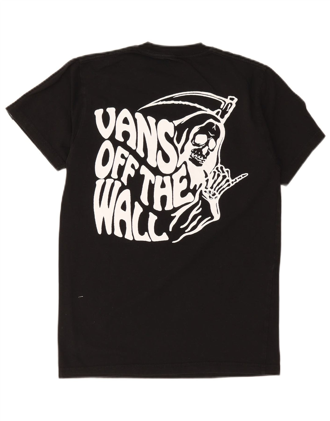 Vans Mens Classic Fit Graphic T-Shirt Top Small Black Cotton