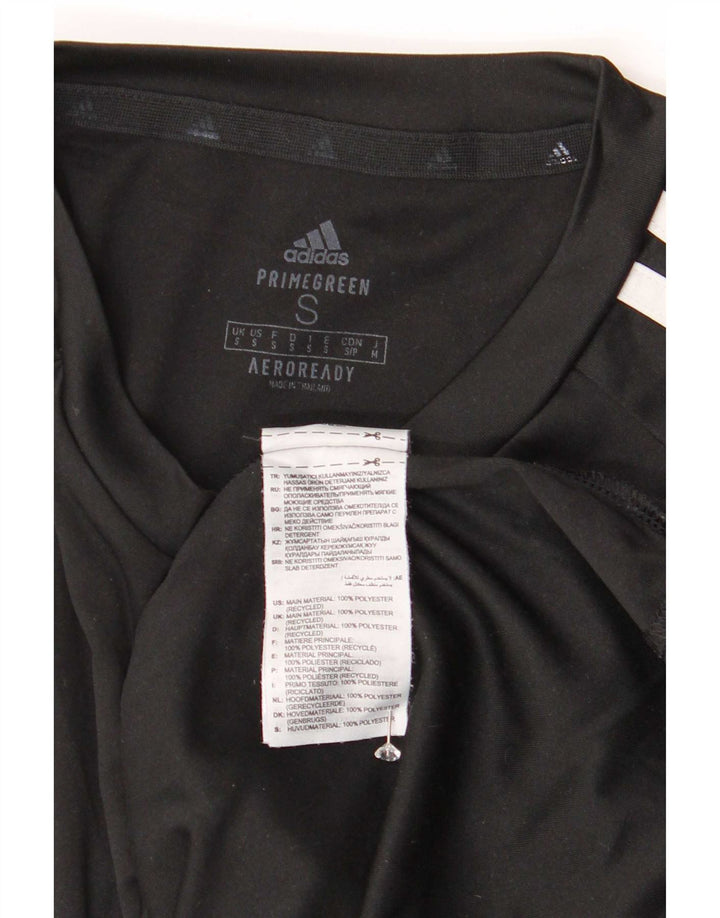 Adidas Mens Aeroready T-Shirt Top Small Black Polyester