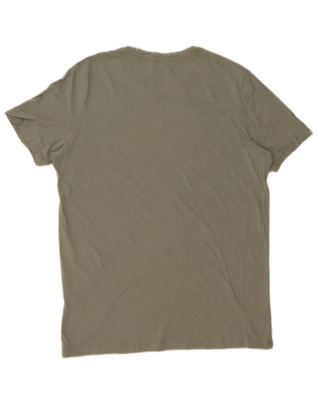 Jack & Jones Mens Regular Fit T-Shirt Top Large Khaki Cotton