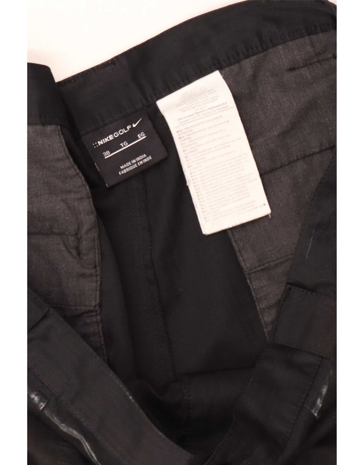 Nike Mens Chino Shorts W38 XL Black Polyester