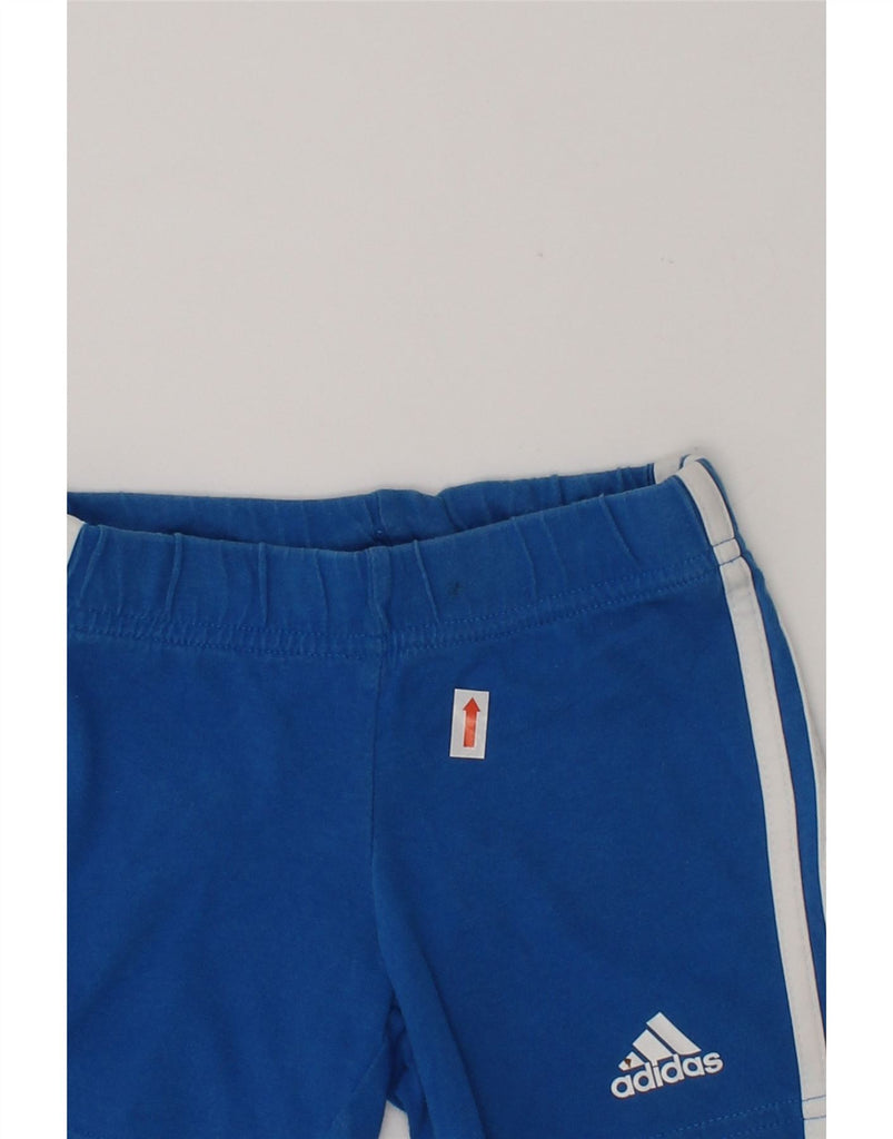 ADIDAS Baby Boys Shorts 9-12 Months Blue Cotton | Vintage Adidas | Thrift | Second-Hand Adidas | Used Clothing | Messina Hembry 