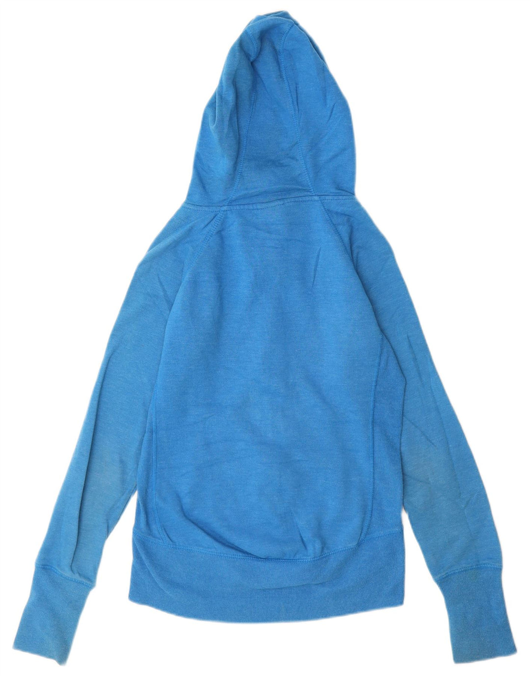 Reebok Womens Zip Hoodie Sweater UK 10 Small Blue