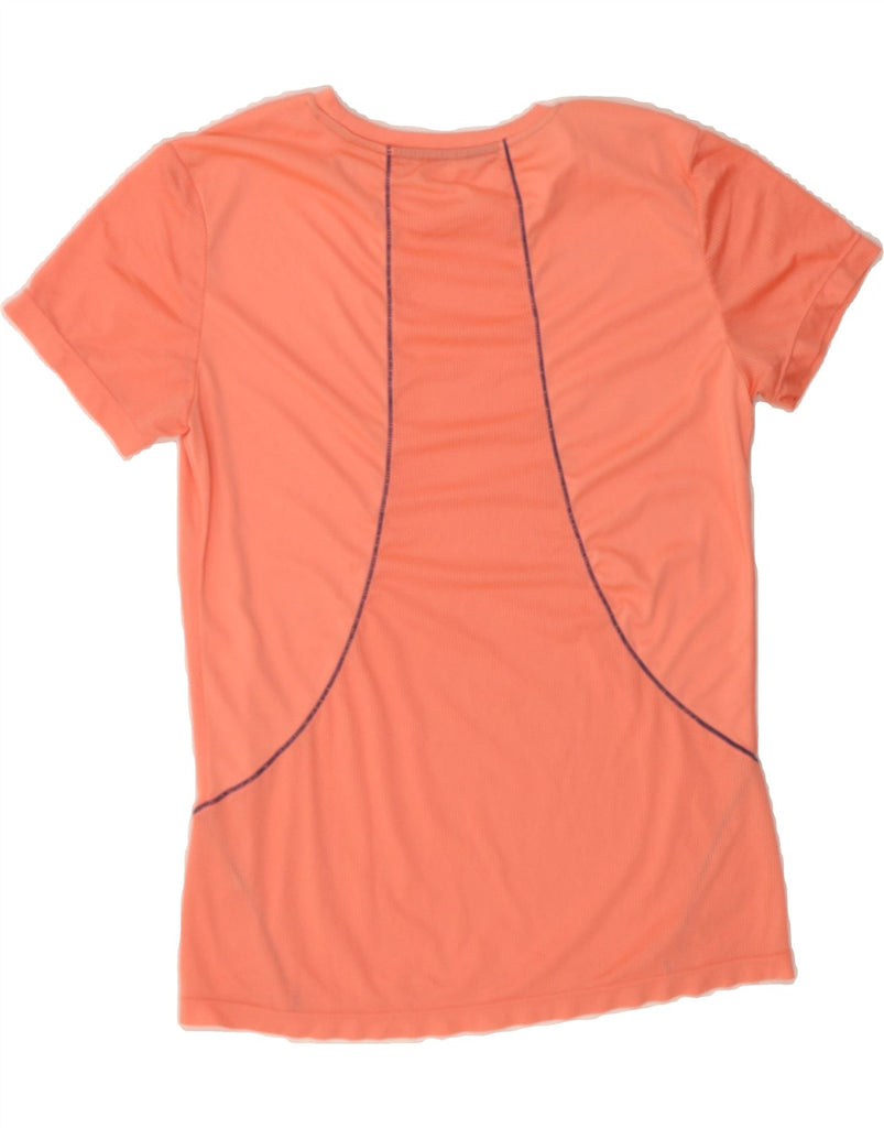 DIADORA Womens T-Shirt Top UK 14 Large Orange Vintage Diadora and Second-Hand Diadora from Messina Hembry 