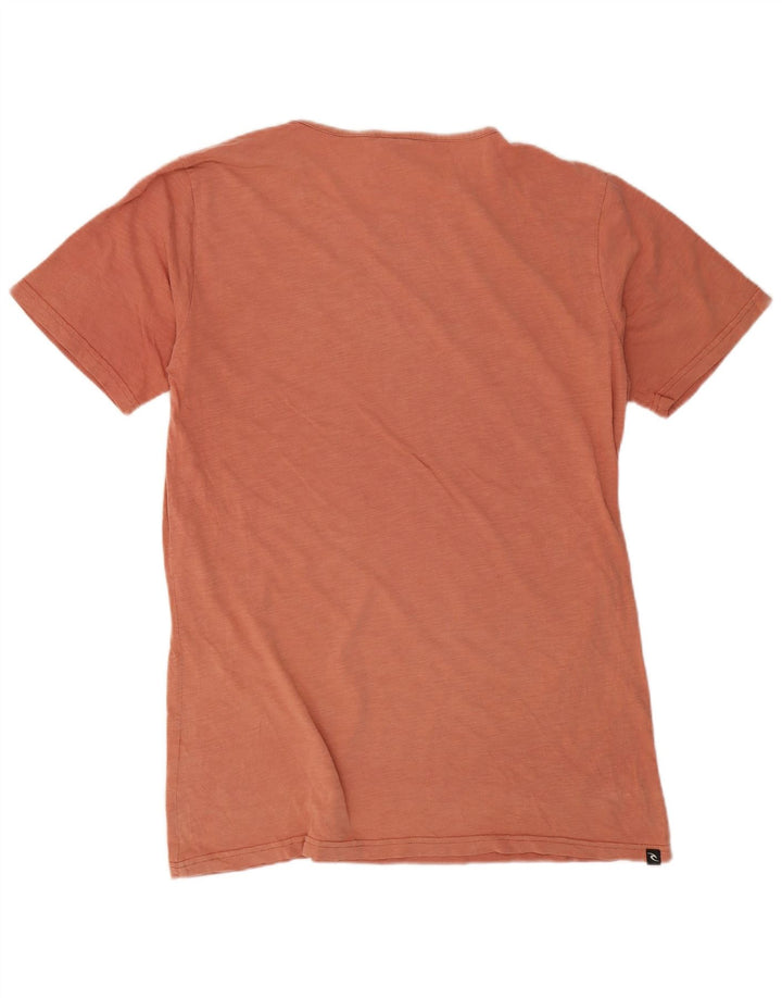 Rip Curl Mens Standard Fit Graphic T-Shirt Top Large Orange