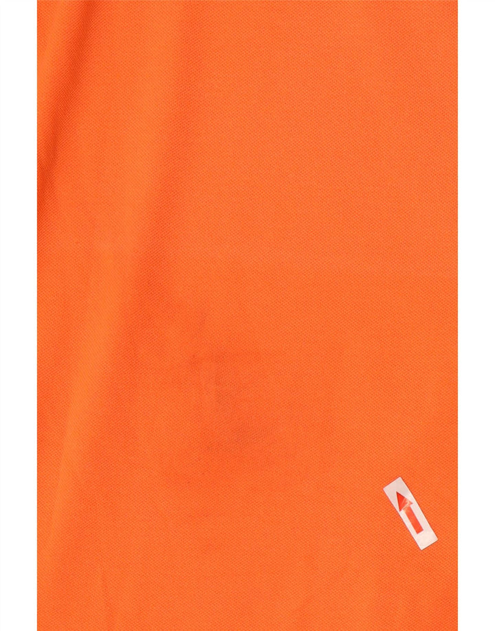 Sun68 Mens Polo Shirt 2XL Orange Cotton
