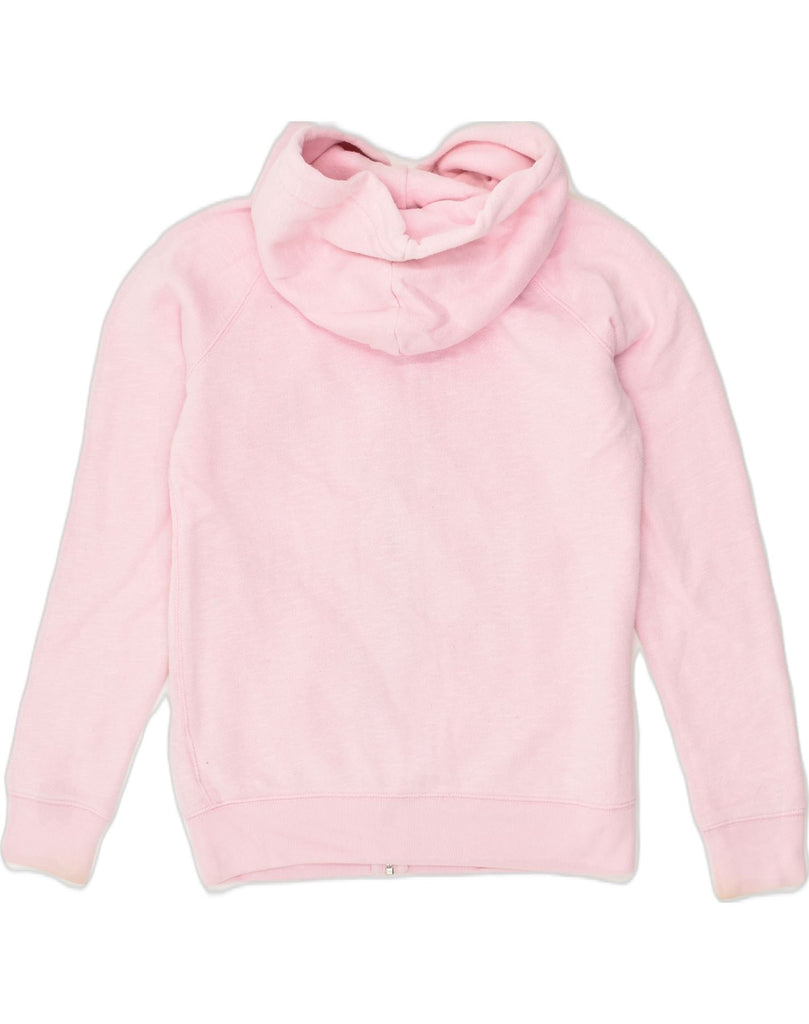 JACK WILLS Womens Zip Hoodie Sweater UK 10 Small Pink Cotton | Vintage Jack Wills | Thrift | Second-Hand Jack Wills | Used Clothing | Messina Hembry 