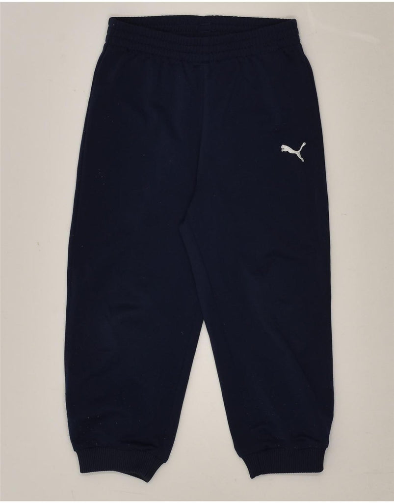 PUMA Boys Tracksuit Trousers Joggers 2-3 Years Navy Blue | Vintage Puma | Thrift | Second-Hand Puma | Used Clothing | Messina Hembry 