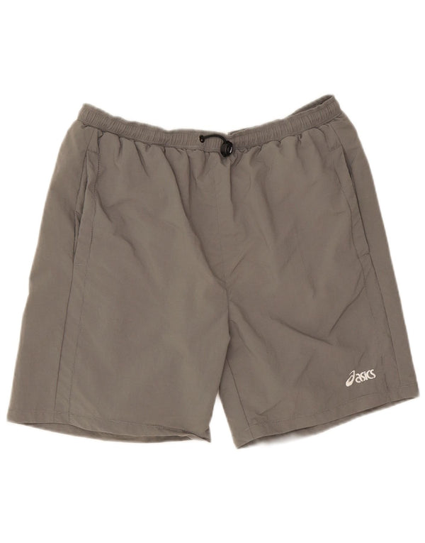 Asics Mens Sport Shorts Large Grey Polyamide