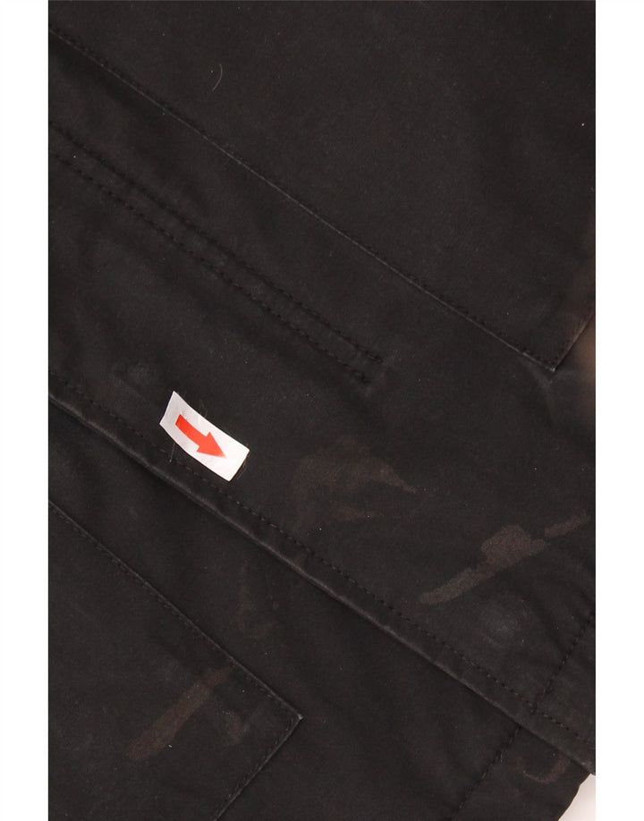 Levi's Mens Hooded Windbreaker Jacket UK 38 Medium Black Polyester