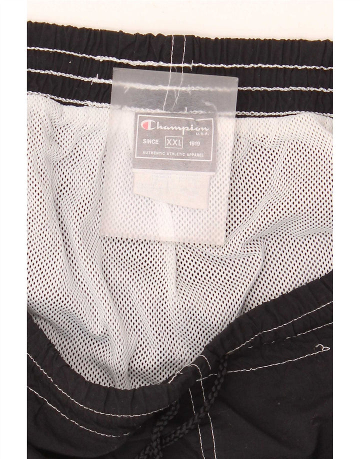 Champion Mens Graphic Sport Shorts 2XL Black Polyamide