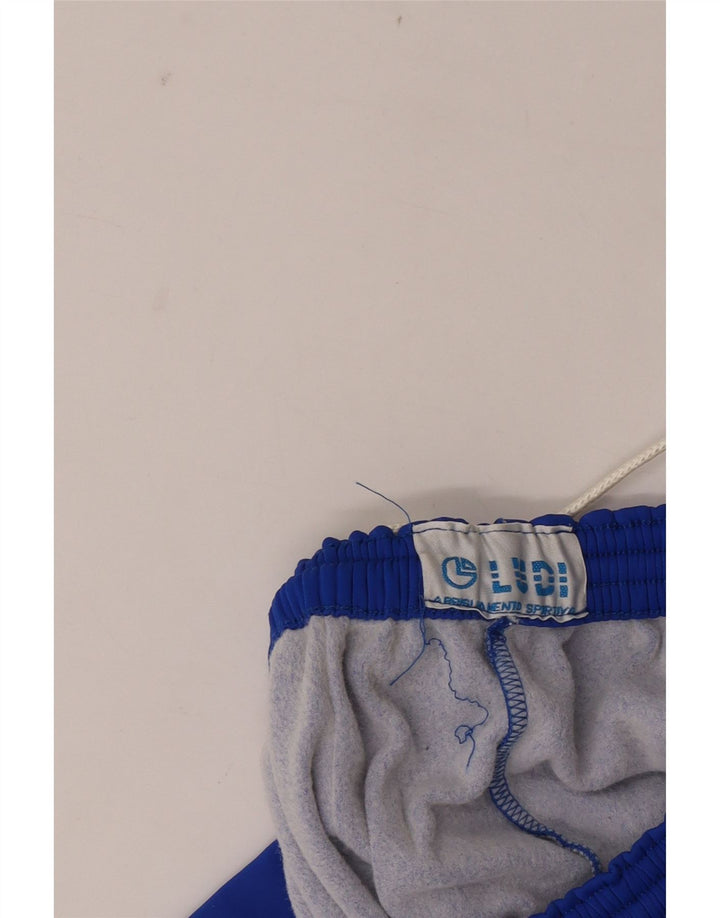 Vintage Mens Tracksuit Trousers Medium Blue