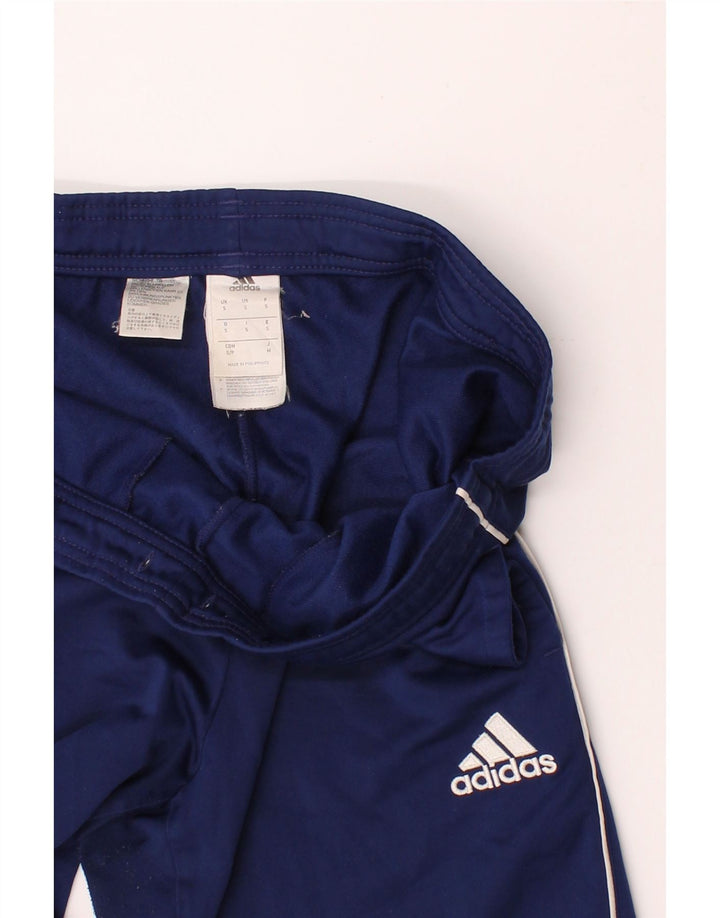 ADIDAS Mens Tracksuit Trousers Joggers Small  Navy Blue Polyester Vintage Adidas and Second-Hand Adidas from Messina Hembry 