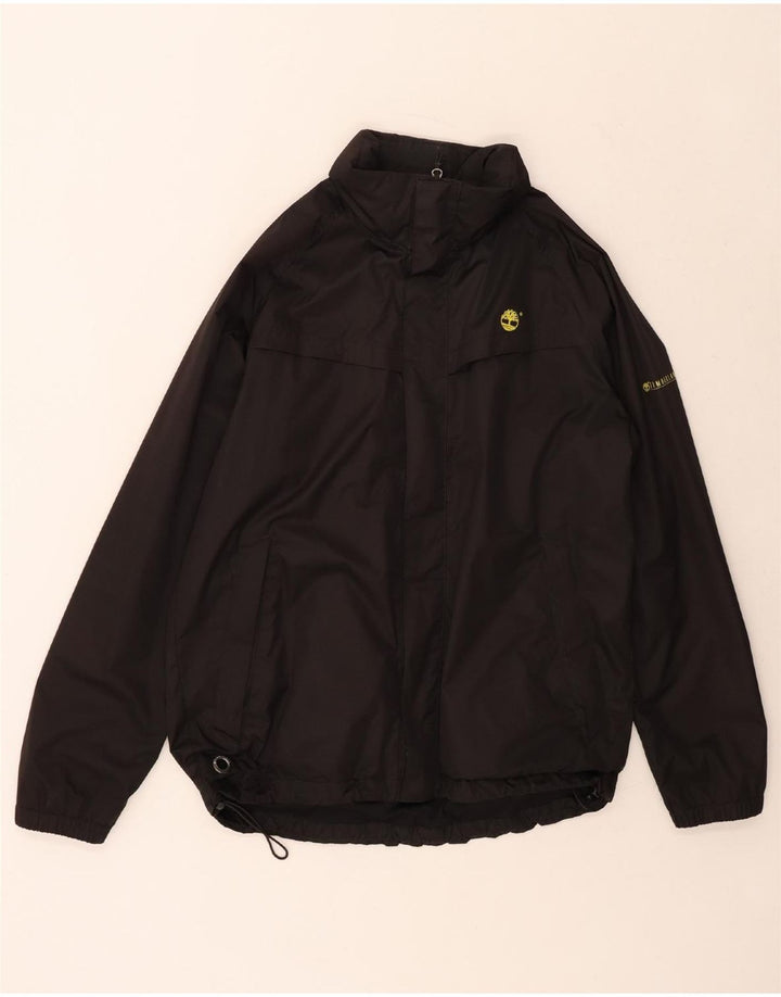 TIMBERLAND Mens Rain Jacket UK 40 Large Black Polyester Vintage Timberland and Second-Hand Timberland from Messina Hembry 
