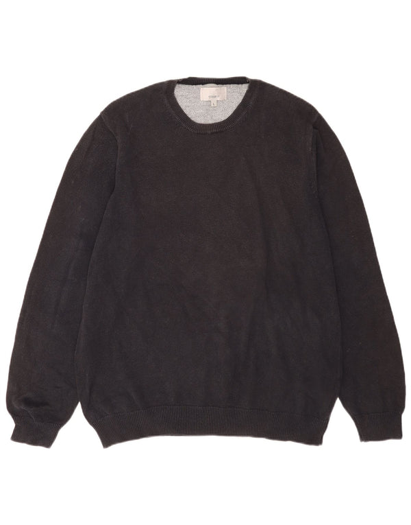 Marks & Spencer Mens Regular Fit Crew Neck Jumper Sweater Large Navy Blue