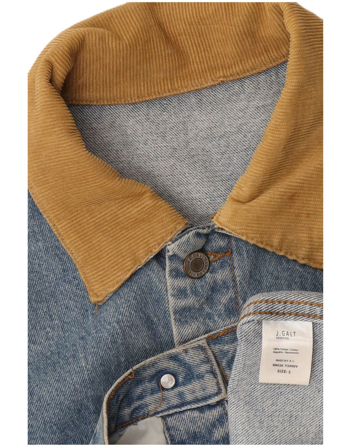 J.Galt Mens Denim Jacket UK 36 Small Blue Cotton