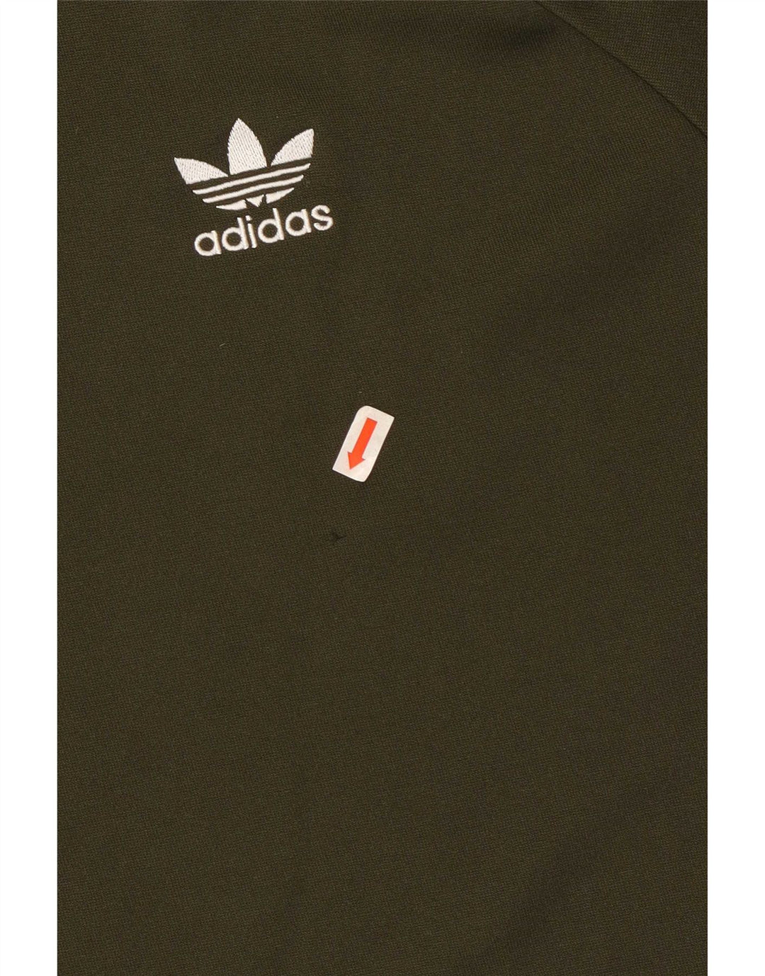 Adidas Mens Sweatshirt Jumper Large Khaki Polyester