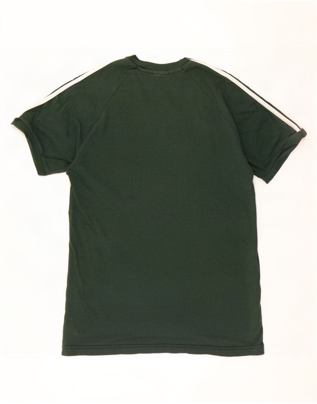 Adidas Mens T-Shirt Top Large Green Cotton