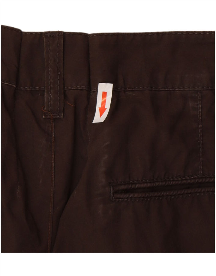 Calvin Klein Mens Chino Shorts W36 Large Brown Cotton