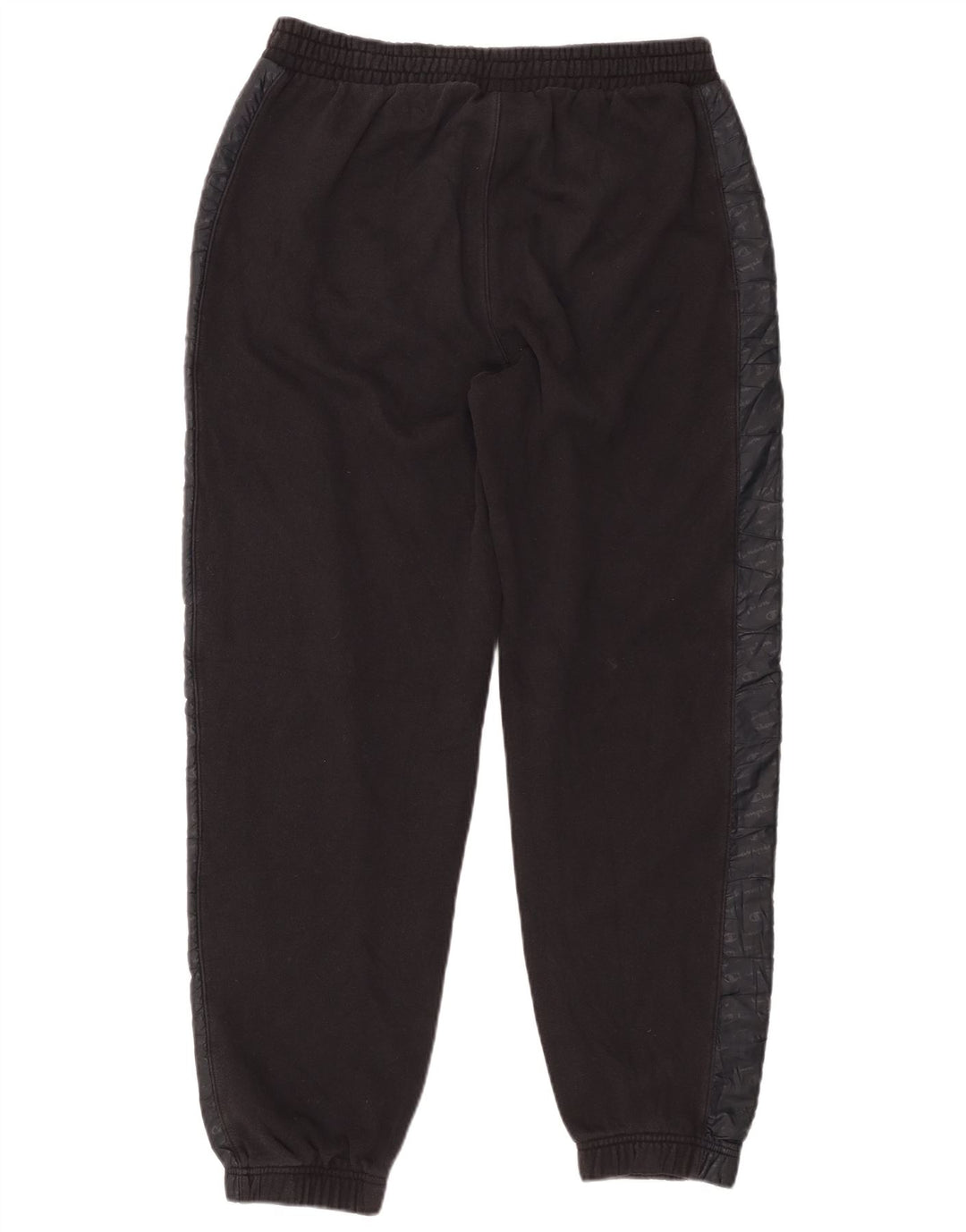 CHAMPION Mens Graphic Tracksuit Trousers Joggers Large Black Colourblock
