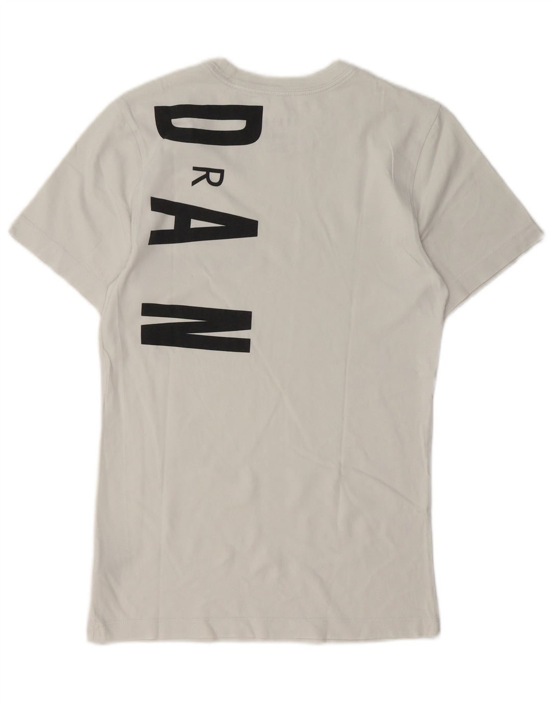 Jordan Mens Standard Fit Graphic T-Shirt Top Small White Cotton