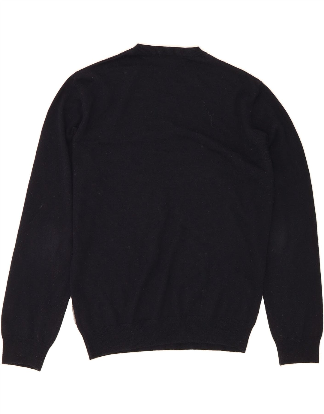 FRENCH CONNECTION Mens V-Neck Jumper Sweater Medium Navy Blue Acrylic Vintage French Connection and Second-Hand French Connection from Messina Hembry 