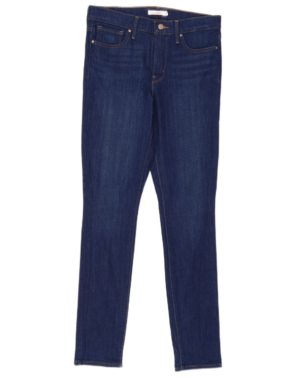 Levi's Womens 311 Shaping Skinny Jeans W31 L32 Navy Blue Cotton
