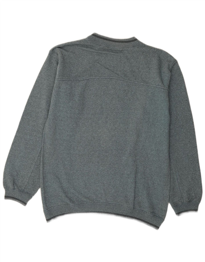 Bounded Waters Mens Sweatshirt Jumper Medium Grey Cotton