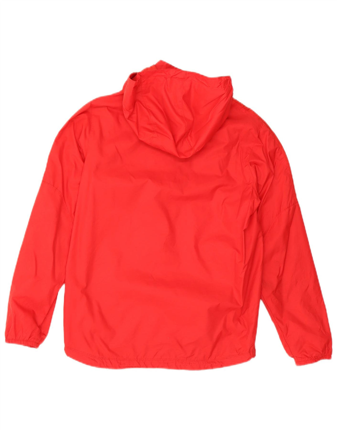 Nike Boys Hooded Rain Jacket 12-13 Years Large Red Nylon