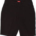 IZOD Womens Casual Shorts US 12 Large W30  Black Rayon Vintage Izod and Second-Hand Izod from Messina Hembry 