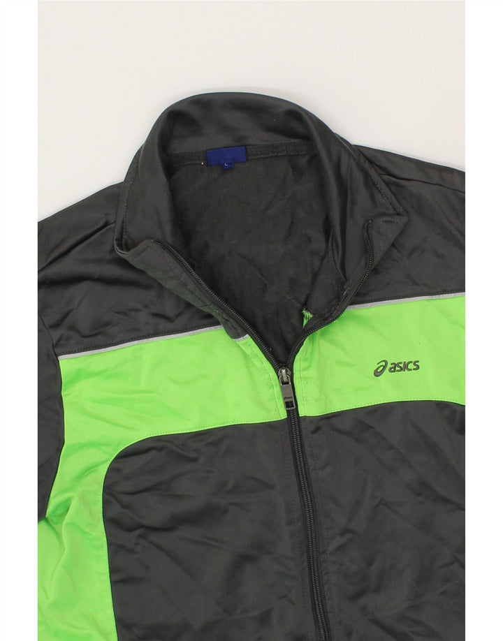 OASIS Mens Tracksuit Top Jacket Large Grey Colourblock Vintage Oasis and Second-Hand Oasis from Messina Hembry 