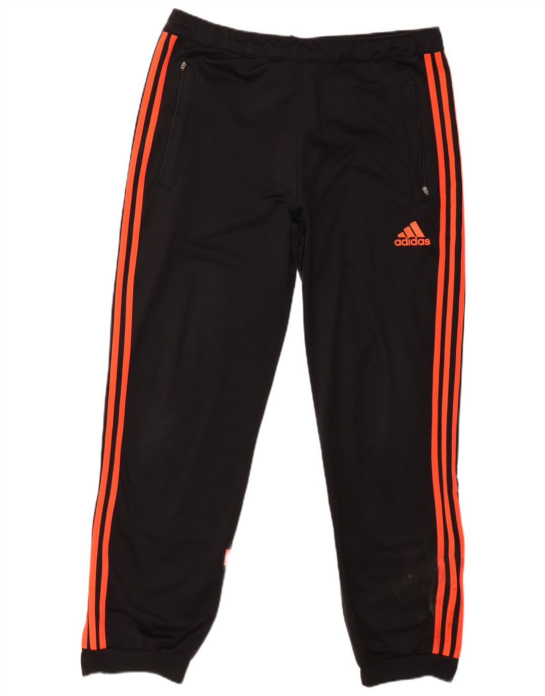 Adidas Mens Tracksuit Trousers Joggers Large  Black Colourblock Polyester