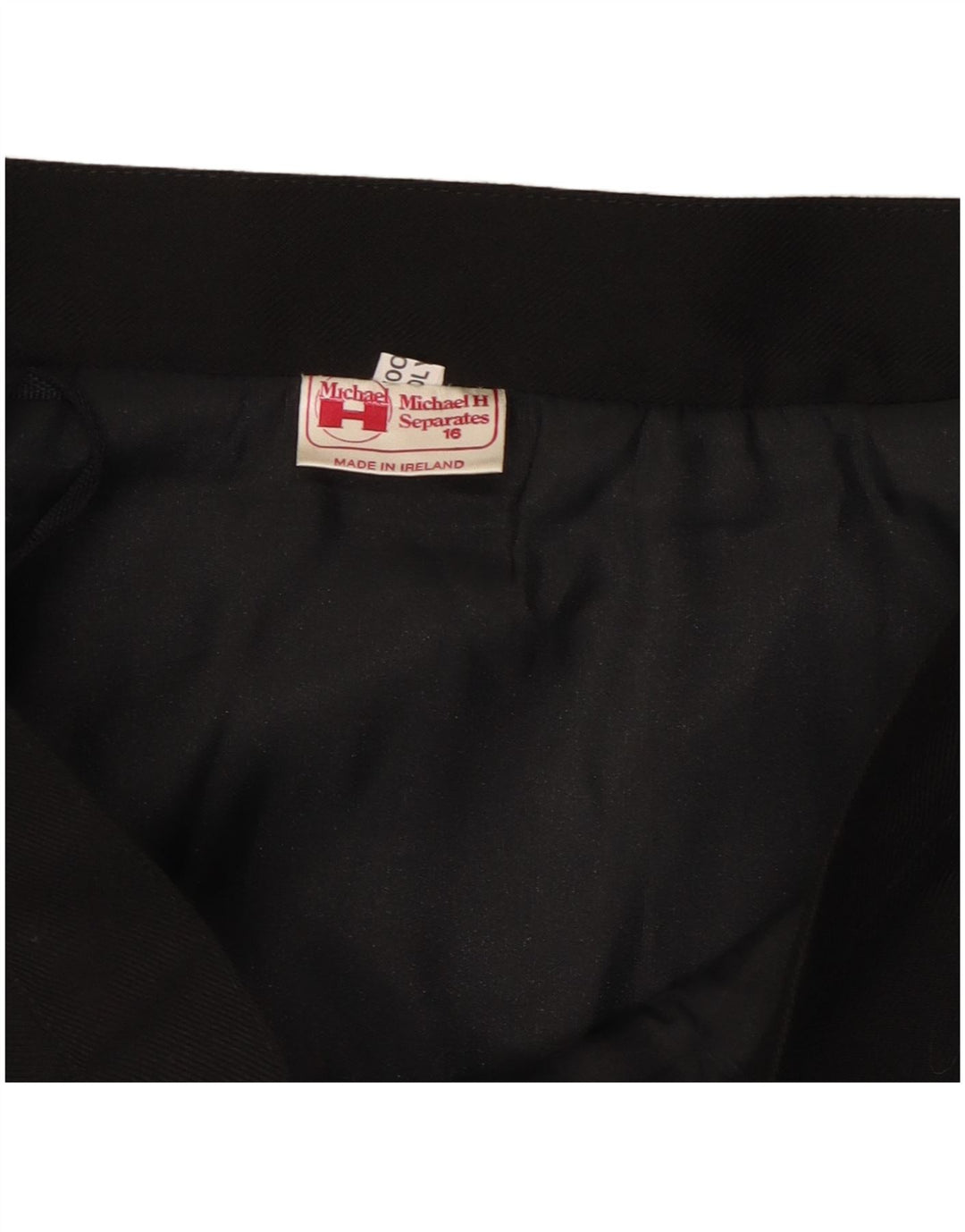 Michael H. Womens Straight Skirt UK 16 Large W32 Black
