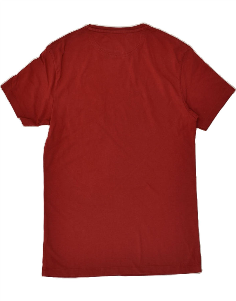 TIMBERLAND Mens Slim Fit T-Shirt Top Small Red Cotton Vintage Timberland and Second-Hand Timberland from Messina Hembry 