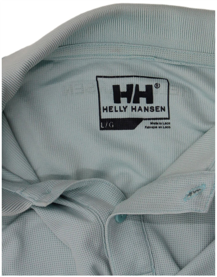 Helly Hansen Mens Polo Shirt Large Blue