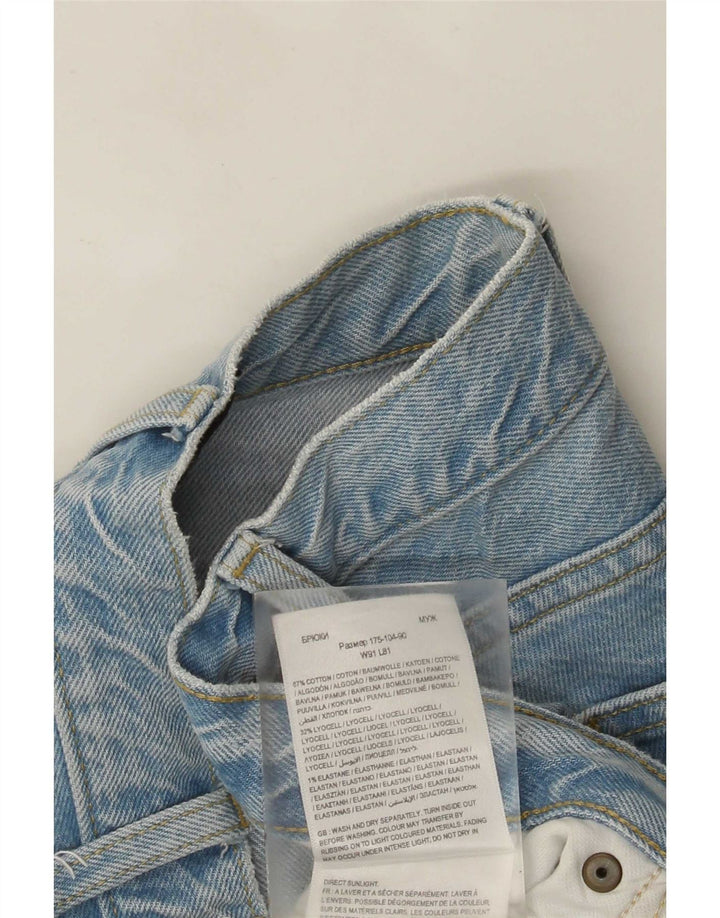 Lee Mens Oscar Tapered Jeans W36 L32 Blue Cotton