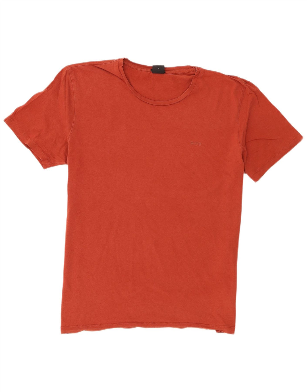 Hugo Boss Mens Regular Fit T-Shirt Top XL Red Cotton