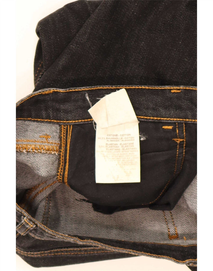 Guess Womens Bootcut Jeans W27 L31 Black Cotton