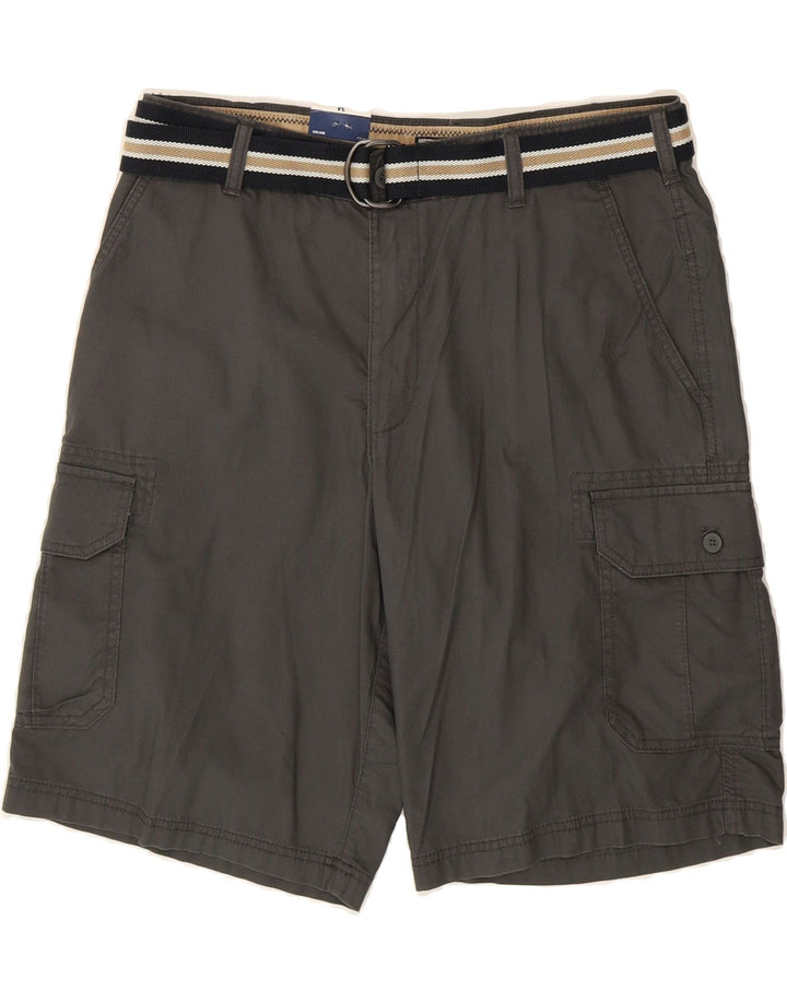IZOD Mens Cargo Shorts W34 Large Grey Cotton Vintage Izod and Second-Hand Izod from Messina Hembry 
