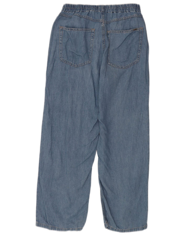 Massimo Dutti Womens High Rise Loose Jeans W28 L28 Blue