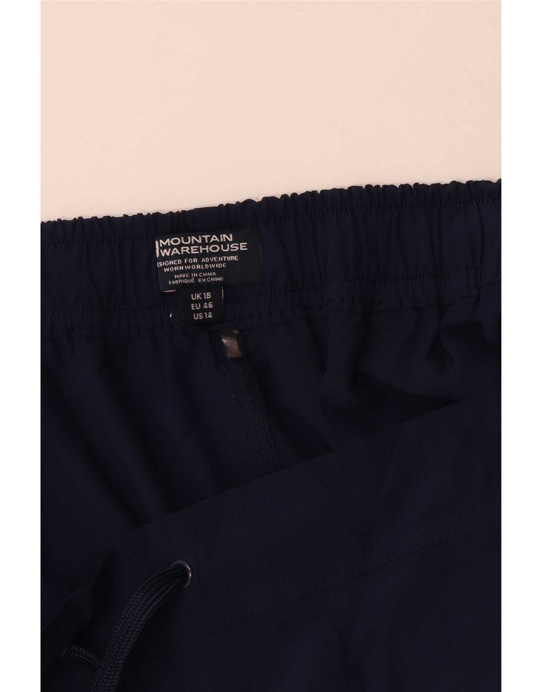 Mountain Warehouse Womens Sport Shorts UK 18 XL Navy Blue Polyester