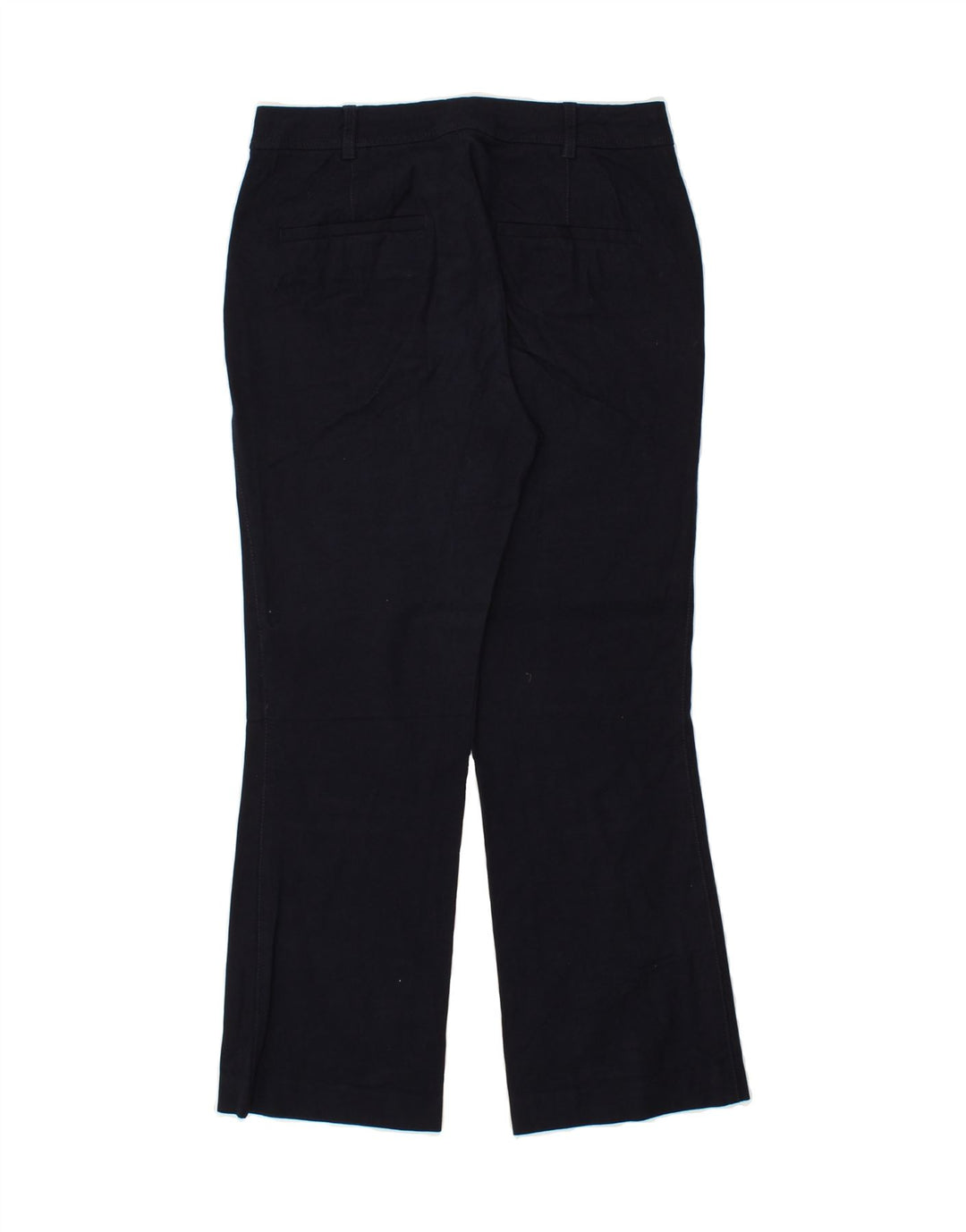 MASSIMO DUTTI Womens Bootcut Casual Trousers US 6 Small W28 L26 Navy Blue Vintage Massimo Dutti and Second-Hand Massimo Dutti from Messina Hembry 