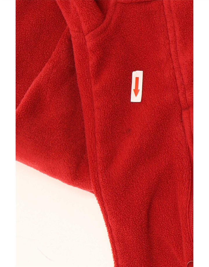 Columbia Mens Fleece Jacket UK 42 XL Red Polyester