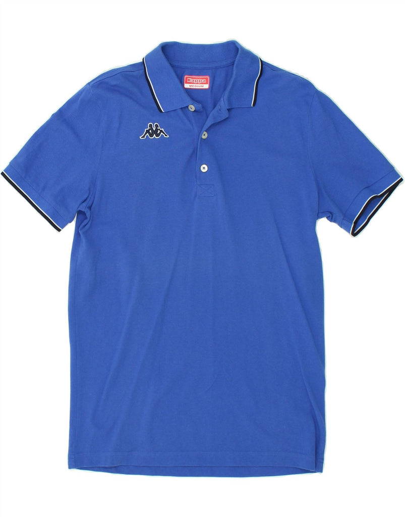 KAPPA Mens Polo Shirt Medium Blue Cotton | Vintage Kappa | Thrift | Second-Hand Kappa | Used Clothing | Messina Hembry 