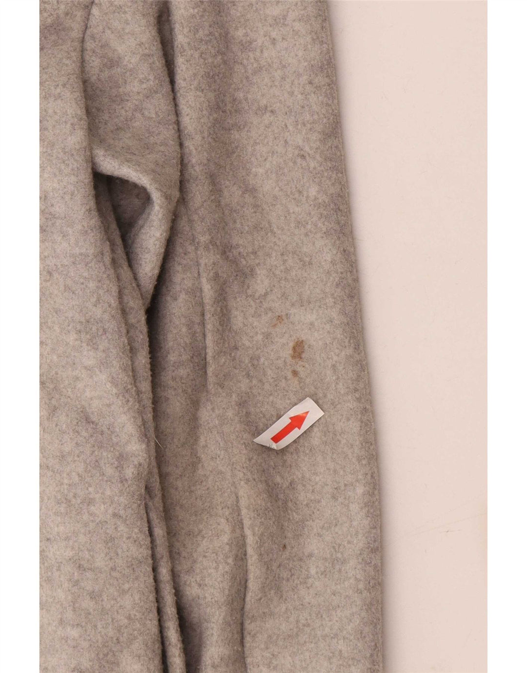 Topshop Womens Oversized Overcoat UK 8 Small Grey Polyester