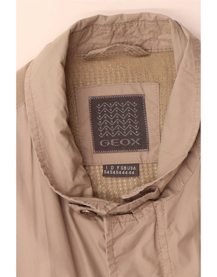 Geox Mens Utility Jacket UK 44 2XL Grey Cotton