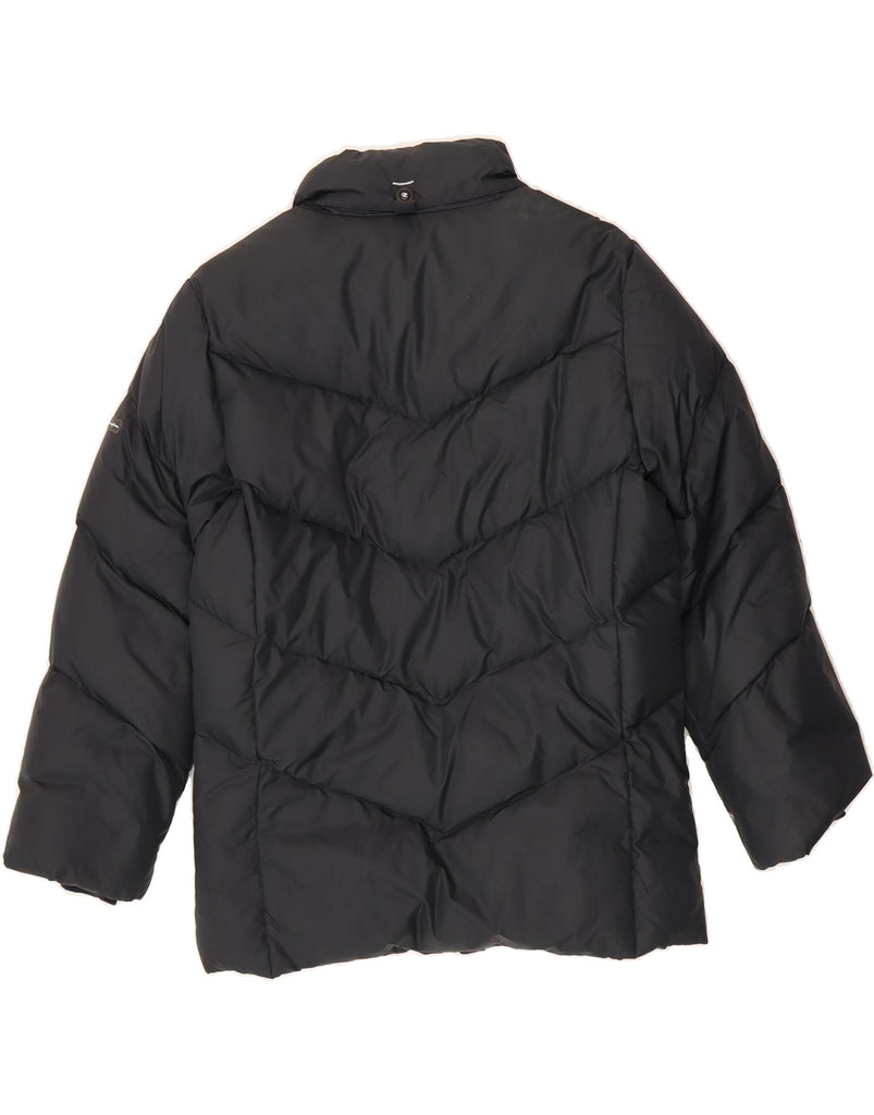 CHAMPION Boys Padded Jacket 13-14 Years Black Vintage Champion and Second-Hand Champion from Messina Hembry 